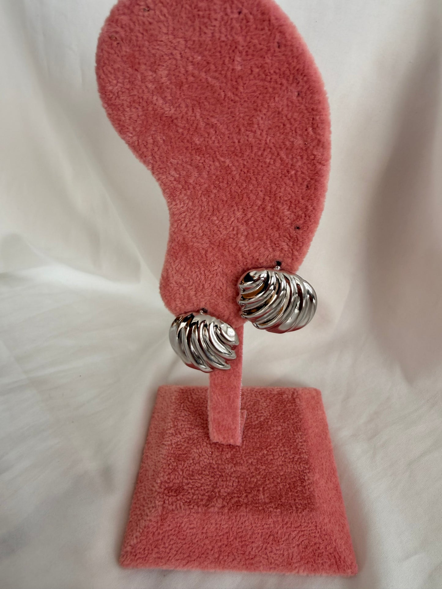 Orecchini Gertrude in acciaio inox colore oro e argento