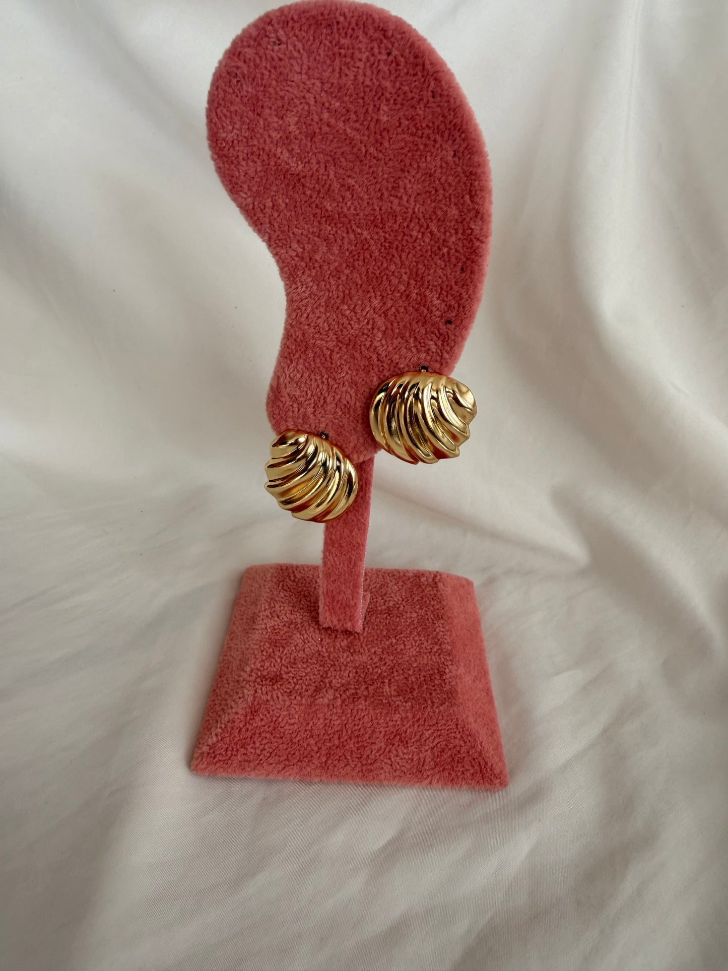 Orecchini Gertrude in acciaio inox colore oro e argento