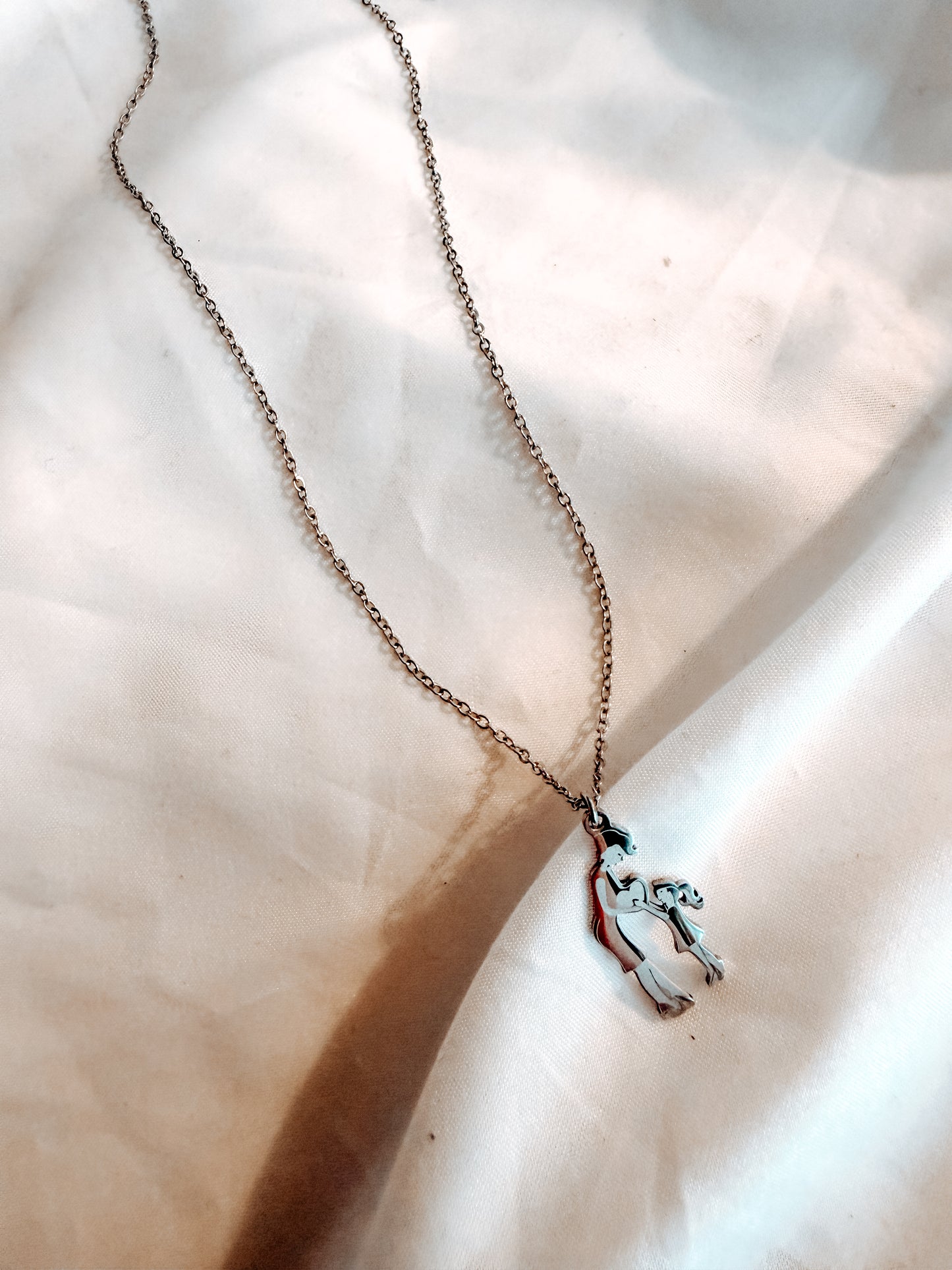 Collana “Mum& Daughter” in acciaio inox disponibile in oro e argento