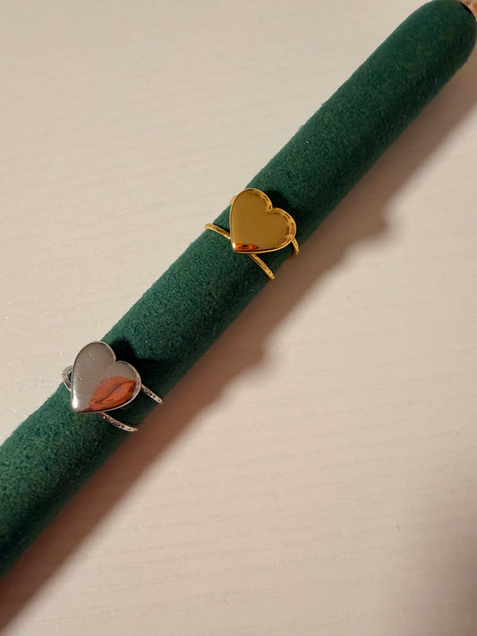 Anello “Vera” regolabile in acciaio inox.