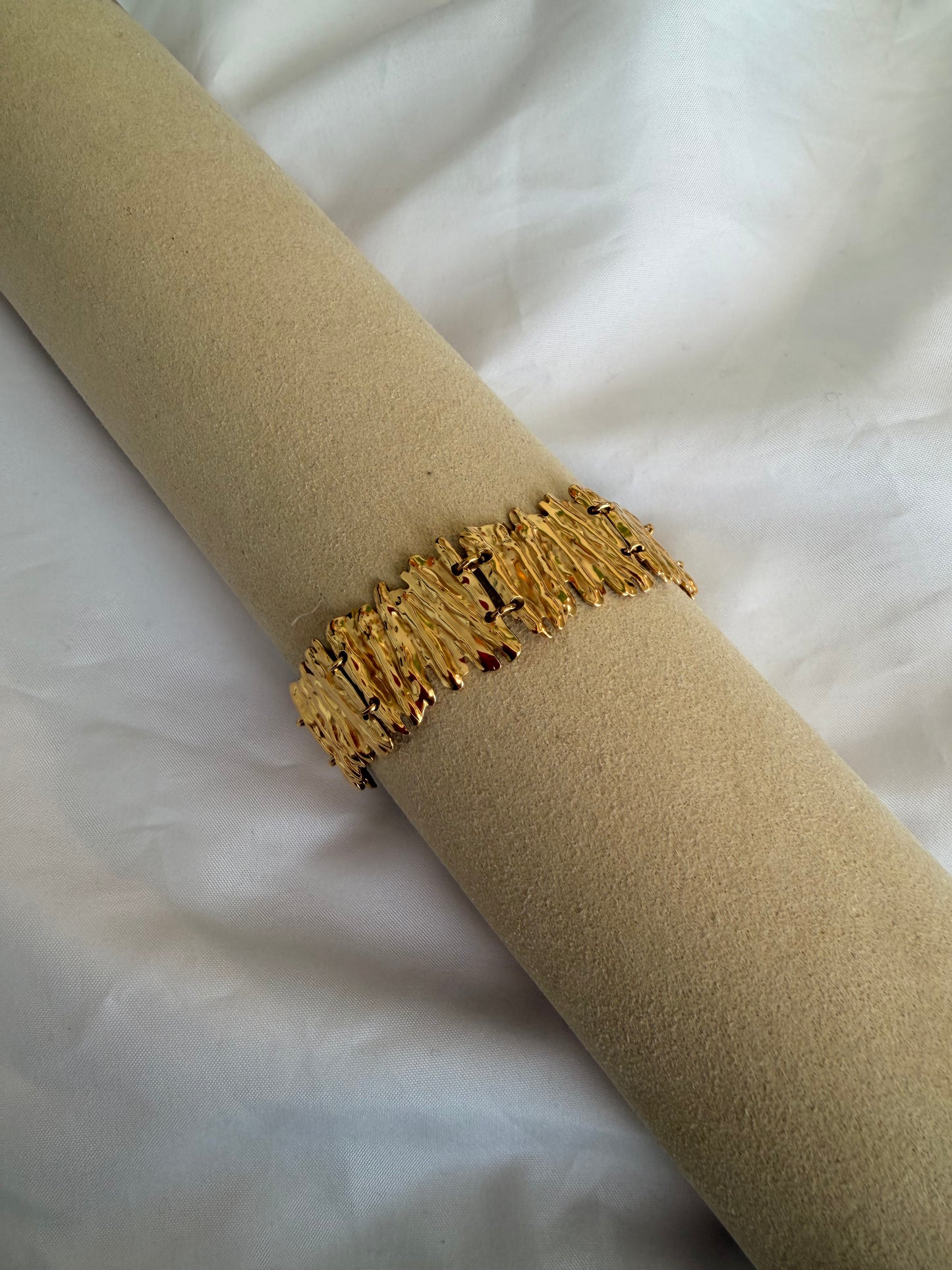 Bracciale “Malala” in acciaio inox. Color argento e oro