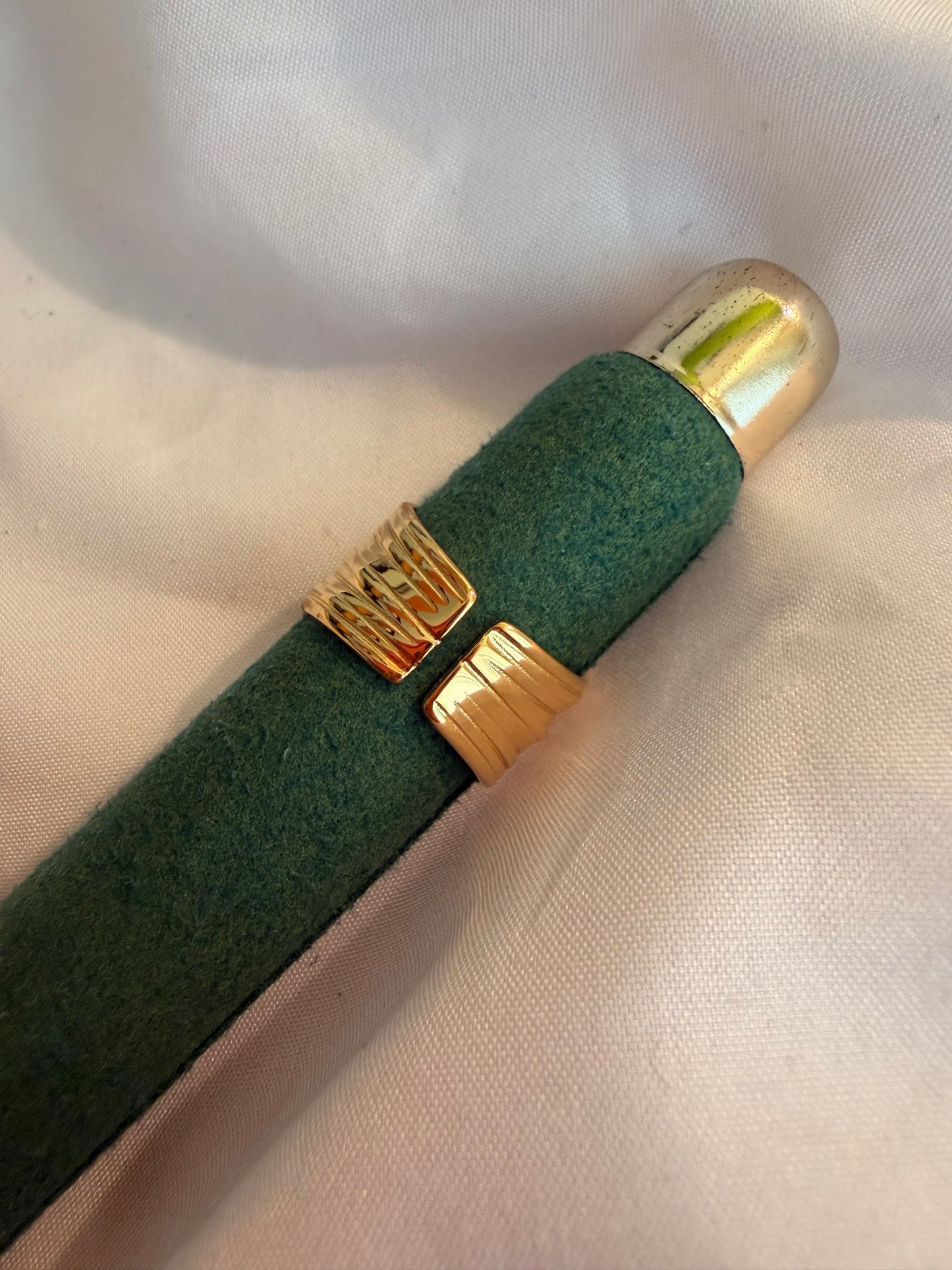 Anello “Berenice 2” in acciaio inox regolabile, color argento e oro