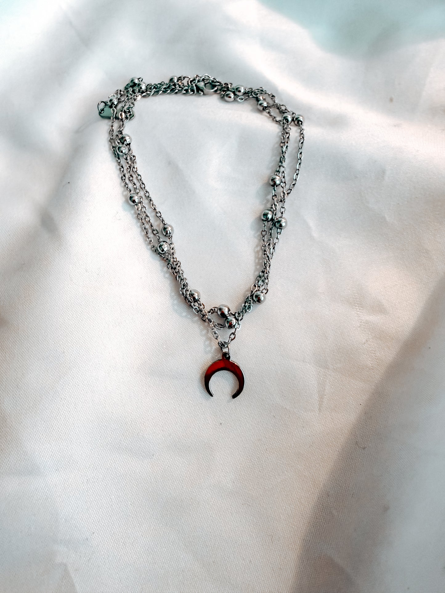 Cavigliera “Mitchell” in acciaio inox color argento