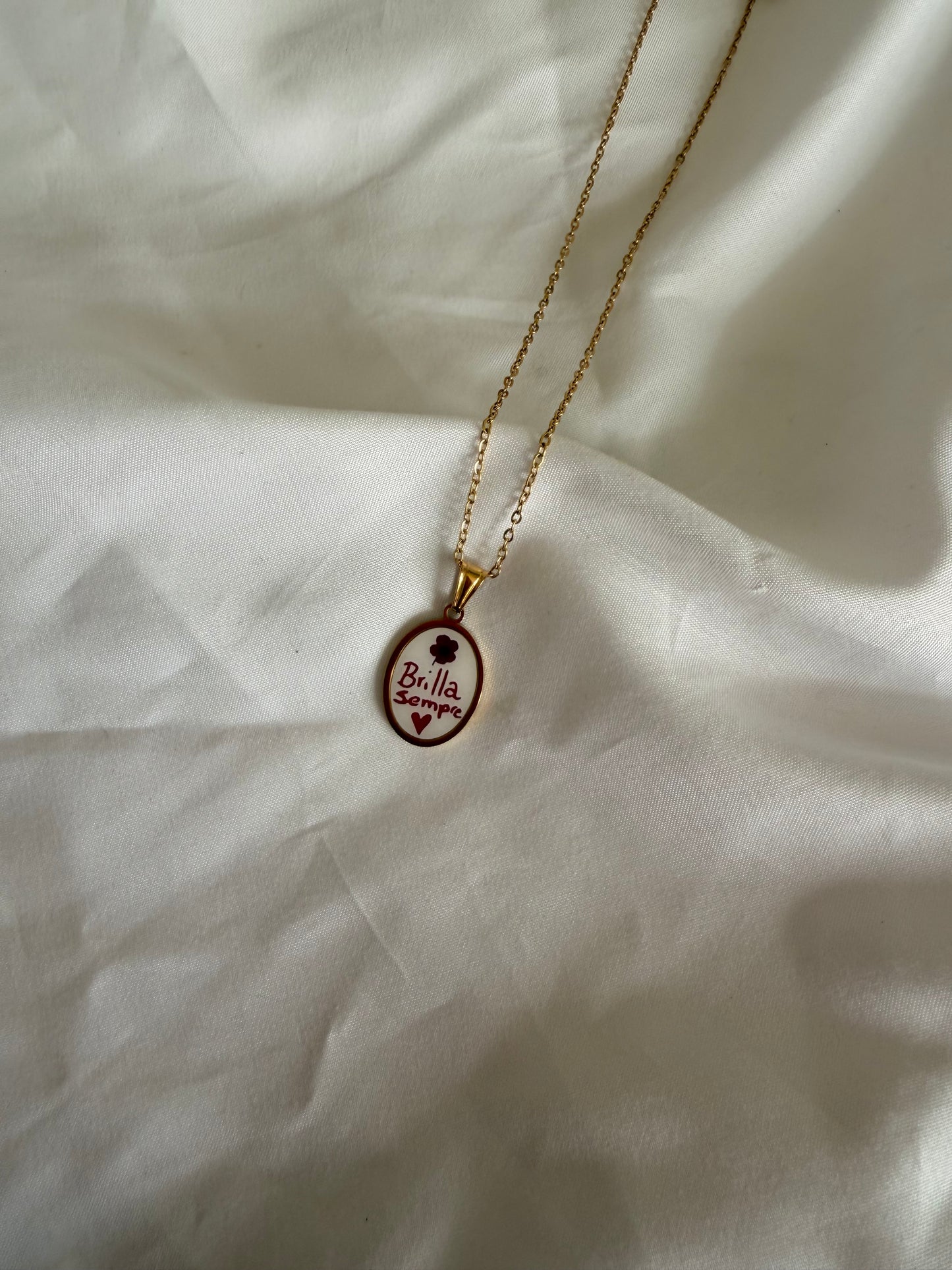 Collana collezione “Artemisia” in acciaio inox.