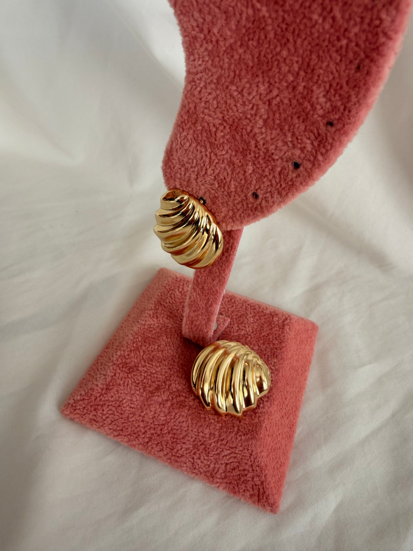 Orecchini Gertrude in acciaio inox colore oro e argento