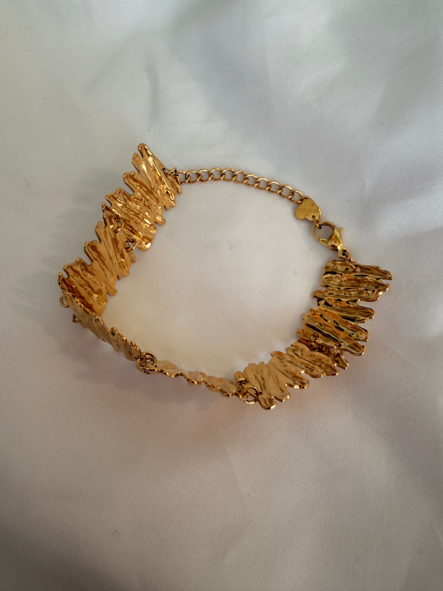 Bracciale “Malala” in acciaio inox. Color argento e oro