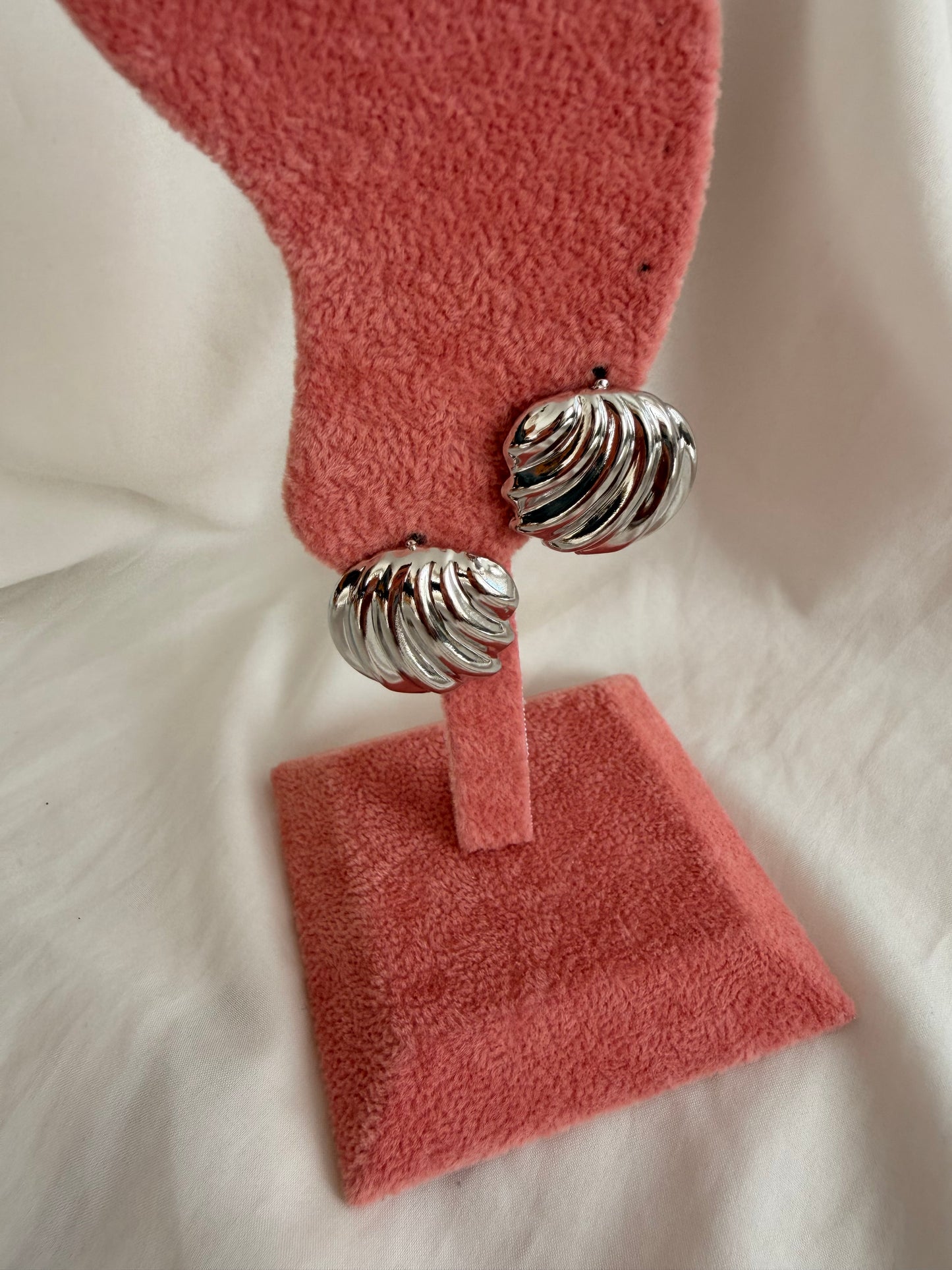 Orecchini Gertrude in acciaio inox colore oro e argento