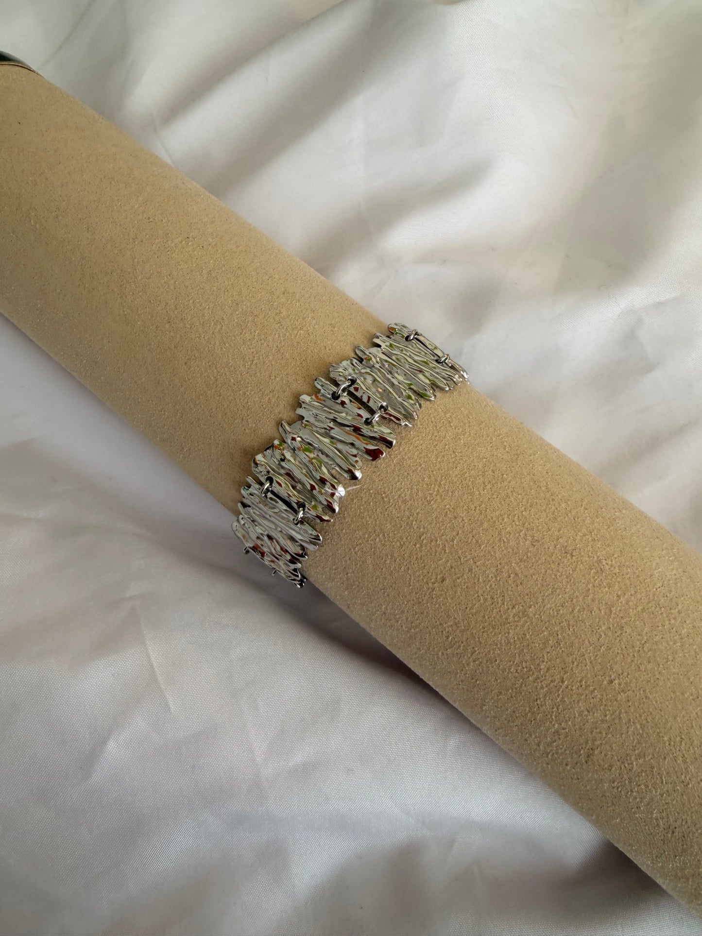 Bracciale “Malala” in acciaio inox. Color argento e oro