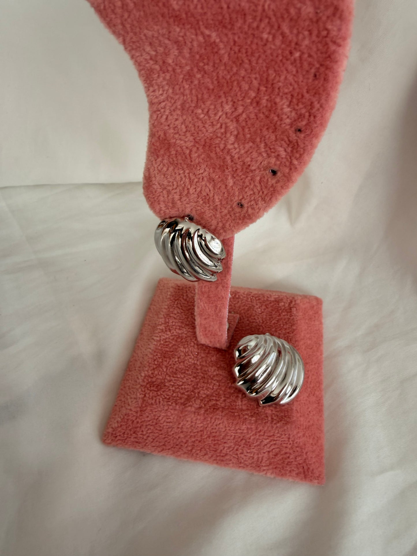 Orecchini Gertrude in acciaio inox colore oro e argento